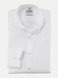 Olymp Slim-Fit Hemd Weiß 42