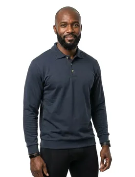 Polo à Manches Longues Crossover 00785 Dark Navy M - MASCOT - FashionsVida