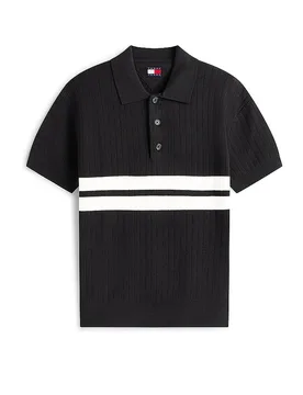 Poloshirt schwarz M Herren - TOMMY JEANS - FashionsVida