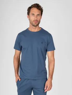Camiseta básica de hombre manga corta cuello redondo - Massana - FashionsVida