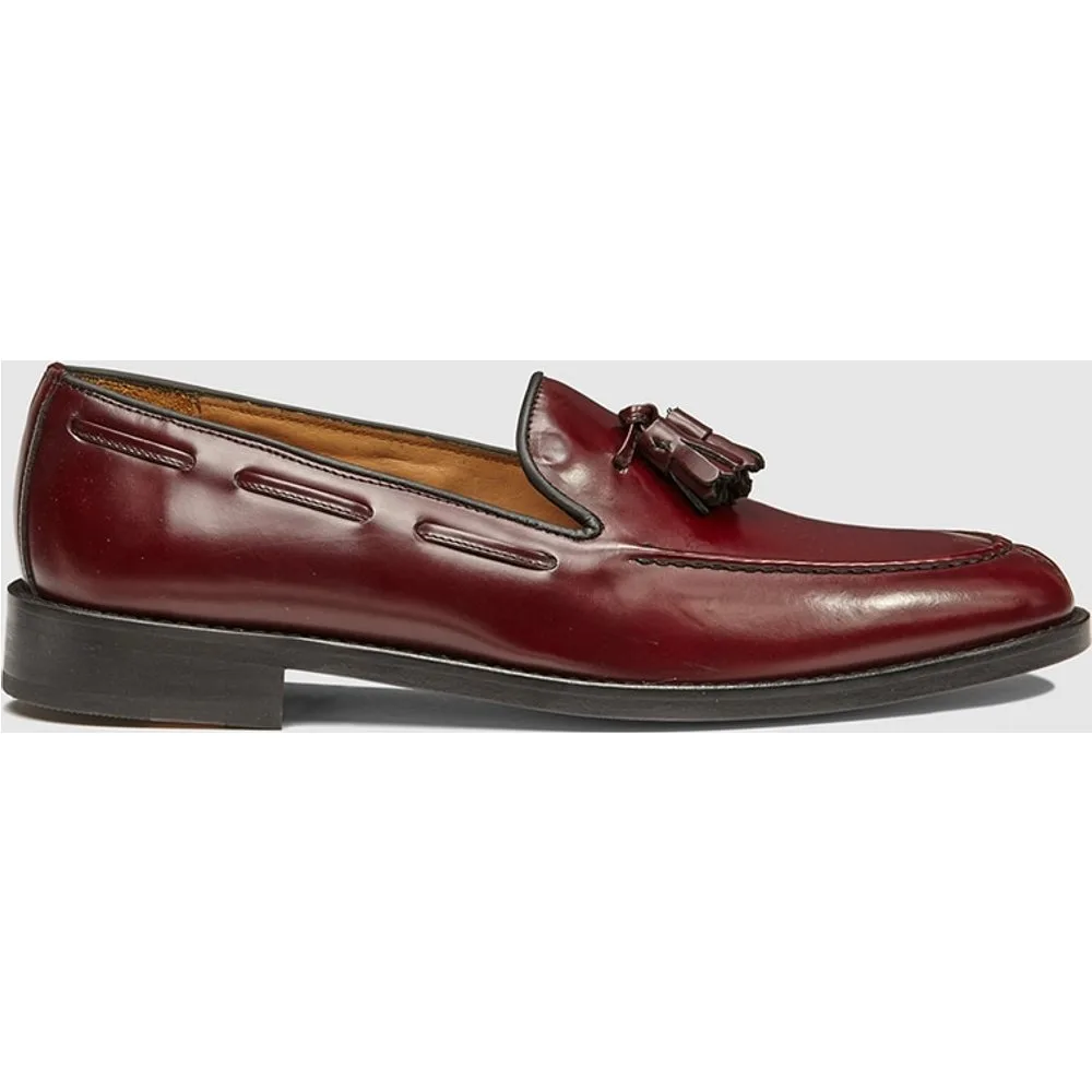 Mocasines de hombre de piel con borlas - Castellano - FashionsVida