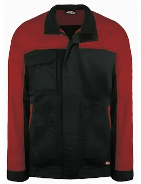 Everyday Mens Black/red Work Wear Jacket - Size 3xl - Dickies - FashionsVida
