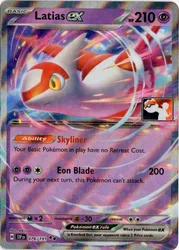 Pokemon SV Surging Sparks 076/191 Latias ex (Prize Pack League Promo)