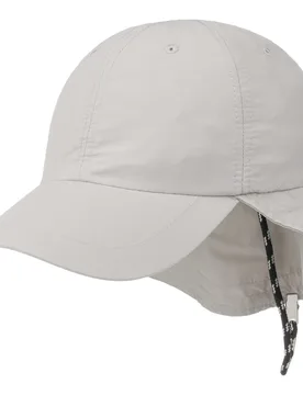 Uni Cap with Neck Protection by - light grey - Female - Size: One Size - Lipodo - FashionsVida
