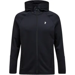 Forro polar de esquí de hombre Rider Essent Midlyr Zip Hood Peak Performanc