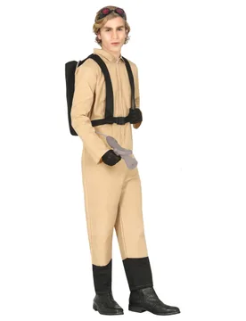 Geisterjäger-Kostüm für Herren Halloweenkostüm braun-schwarz - male - FIESTAS GUIRCA, S.L. - FashionsVida