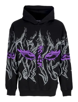 Felpa Leggera Cappuccio Uomo Strange Ambassador Hoodie By Plague Labs Hoodie Black - Octopus - FashionsVida