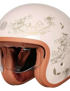 Casco Moto Jet Cafè Racer SPIRIT STOIC Rosa taglia XL - Origine - FashionsVida
