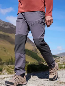 Jungle Mens Trekking Trousers - Grey - Grey - Size: W42 - Mountain Warehouse - FashionsVida
