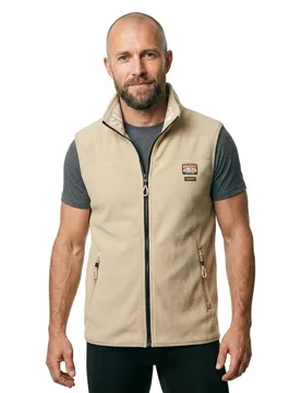 Gilet Active Oatmeal Beige L - Superdry - FashionsVida