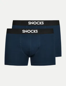 Boxershorts mit -Logo Blau M - Snocks - FashionsVida