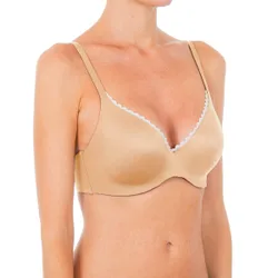 Womens 24 Hour Comfort Bra With Removable Underwires 4183 - Beige - Size 34c