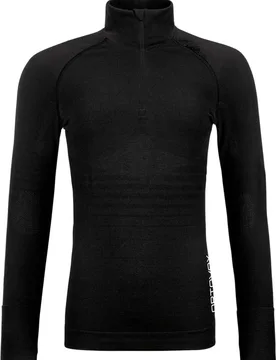 Sous-vêtement en laine de mérinos - 230 Competition Zip Neck W Black Raven en Laine - Taille S - Noir - Ortovox - FashionsVida