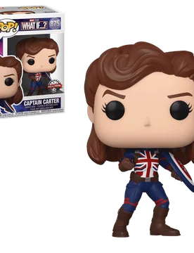 POP! Marvel - What If...? #875 Captain Carter (Action Pose) (Magic Madhouse Exclusive) - Funko - FashionsVida