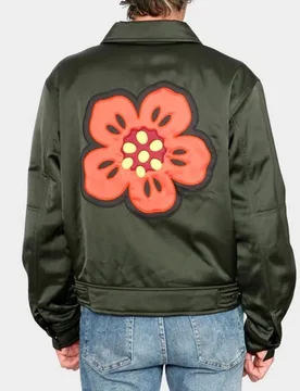 Bomber Uomo Verde Scuro - PFF65BL1789FM-51 - Kenzo - FashionsVida