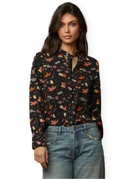 Blusen Beattle Top - Black Eu S;Eu Xl;Eu Xs Female - Minueto - FashionsVida