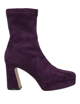 Botines de caña alta Mujer Morado 35 Mujer - Emanuélle Vee - FashionsVida