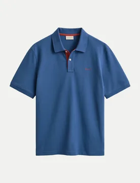 Gant Piqué Poloshirt Blau XL - Gant - FashionsVida