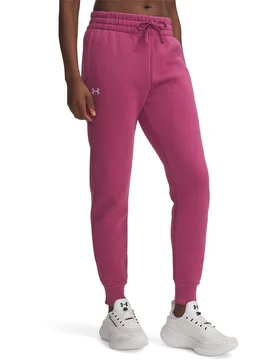 Womens Rival Fleece Jogger In Red - Size 16 Uk - Under armour - FashionsVida