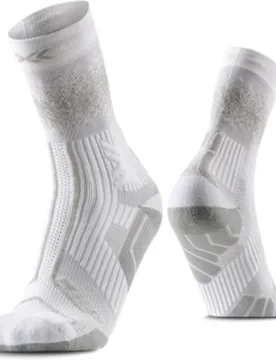 X-SOCKS® TRAILRUN TERRASKIN PERFORM CREW Unisex X White/Silver Grey 45-47 - X-BIONIC - FashionsVida