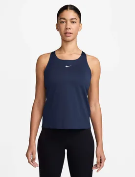 Pro Dri-Fit Round Neck Tank Top Dark Navy female - Nike - FashionsVida