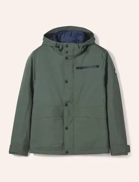 Aquastop Jacke 2 in 1, normale Größen#untersetzte Größen, Farbe Grün, 56, 3 Trageoptionen wind- und wasserdicht Herren - Walbusch - FashionsVida