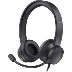 Auriculares de diadema PC AYDA 25087 con micrófono