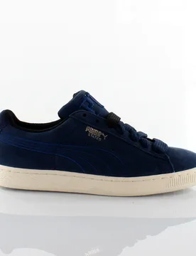 States X Vashtie Blue Suede Mens Trainers 358840 02 Leather - Size Uk 5.5 - Puma - FashionsVida