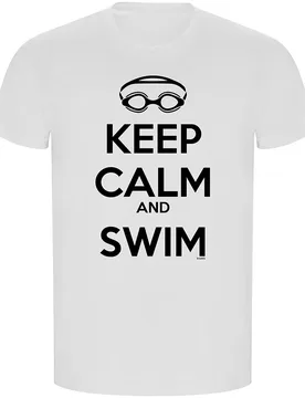 T-shirt à Manches Courtes Keep Calm And Swim Eco - Kruskis - FashionsVida
