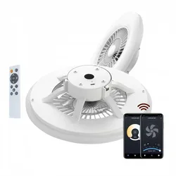 Plafonnier Ventilateur Wifi Cct 600 170 Mm White 3800 Lumens
