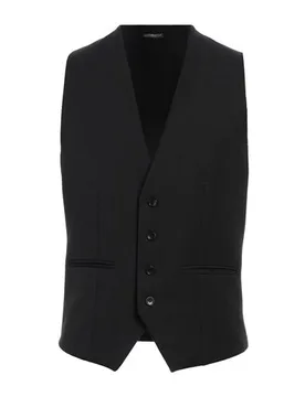 Couture-Weste Herren Schwarz 46 Herren - DANIELE ALESSANDRINI HOMME - FashionsVida