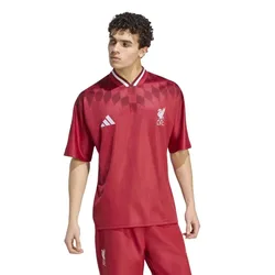 T-shirt à Manches Courtes Liverpool Fc Stadium Active Maroon M