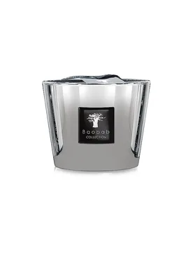 Kerze LES EXCLUSIVES 500g Platinum silber baby - Baobab Collection - FashionsVida