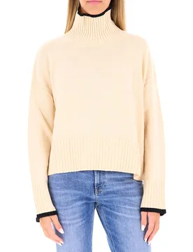 Maglione dolcevita VANIGLIA S - PINKO - FashionsVida