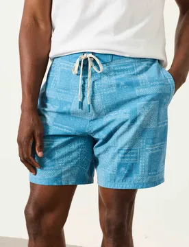Graphic Swim Shorts Blue Mix male - Fatface - FashionsVida