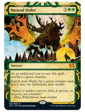 Natural Order (foil) Strixhaven Mystical Archive - Magic: The Gathering - FashionsVida