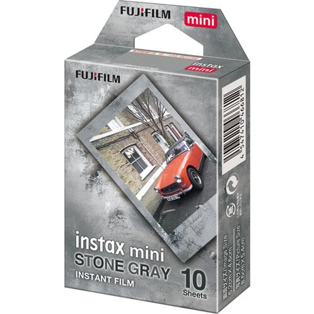 Película instantanea para Instax Mini Stone Gray - 10 fotos - Fujifilm - FashionsVida