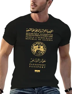 Algeria Algerian passport T-Shirt tshirts personalised luxury designer tshirts for men - Aliexpress - FashionsVida