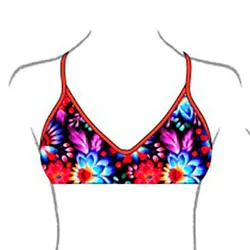 Mare Bikini Top Black 3-4 Years Girls