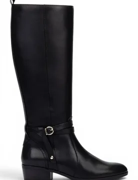Women's Pikolinos Knee High Tall Long Leather Boots -Daroca in Black Size: 7 - Black - Size: 7 - Infinity Leather - FashionsVida