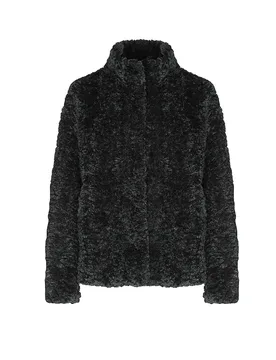 Veste façon fourrure KION noir 38 - Rino&pelle - FashionsVida
