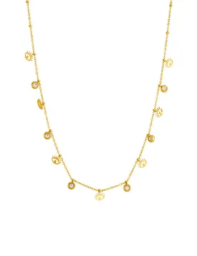 Fashion Zirconia Round Evil Eye Charm Pendant Femme Gold Color Stainless Steel Neck Chain Choker Necklace for Women Jewelry Gift - Aliexpress - FashionsVida