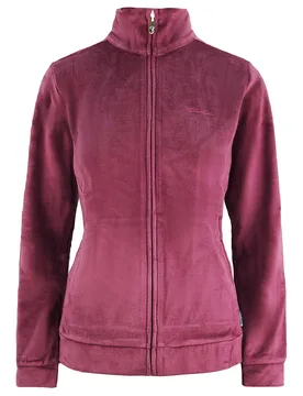 Fleece Womens Purple Track Jacket Cotton - Size 2xl - Champion - FashionsVida