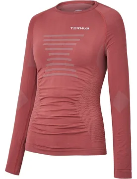 Seal 20 camiseta térmica manga larga mujer Granate (S) - Ternua - FashionsVida