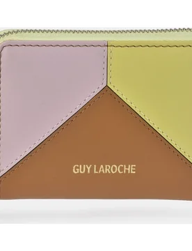 Monedero tarjetero mujer con cremallera en piel - Guy Laroche - FashionsVida