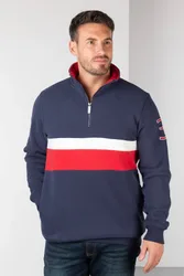 Beadlam Mens Striped Sweatshirt
