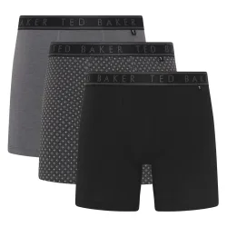 Pack Mens Soft Breathable Cotton Boxer Brief Underwear - Light Grey - Size X-Large