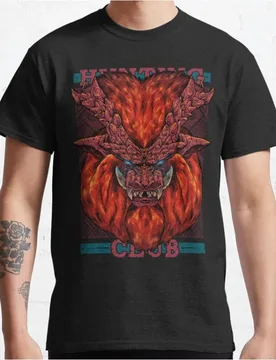 Teostra Monster Hunter World Hunting Club Gift t shirt for gamer 100% cotton Short Sleeve Graphic Clothes All size top S-6XL - Aliexpress - FashionsVida