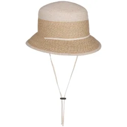 Twotone Cloth Hat with UV Protection by - nature-beige - Damen - Size: M (57-58 cm)