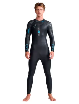 Propel 2 Long Sleeve Neoprene Wetsuit Black / Aloha S-M Men - 2XU - FashionsVida
